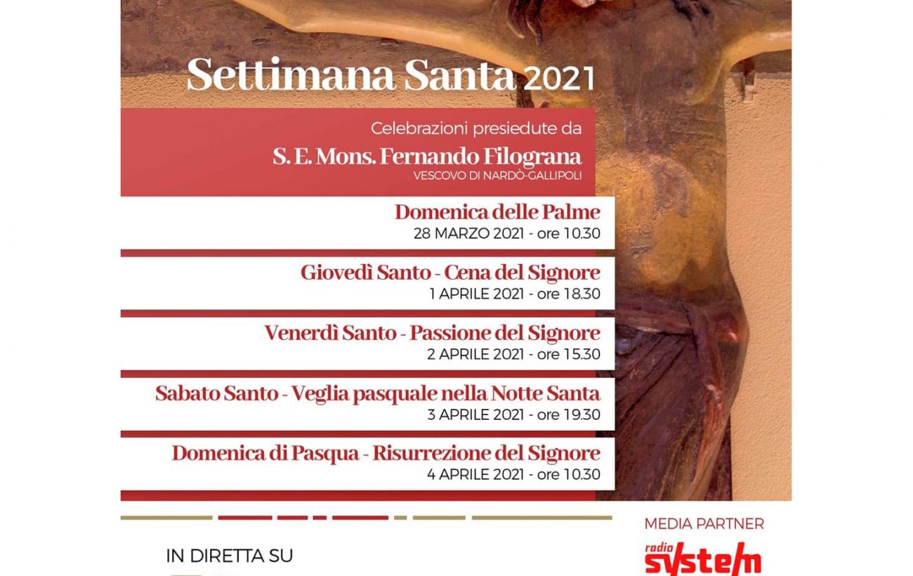 Programma Settimana Santa 2021